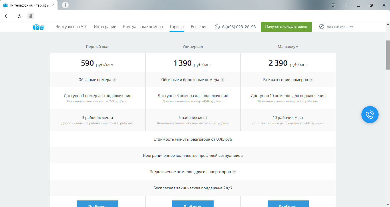 IP-телефония и виртуальная АТС » ТОП-18 РЕЙТИНГ ЛУЧШИХ + СРАВНЕНИЕ тарифов