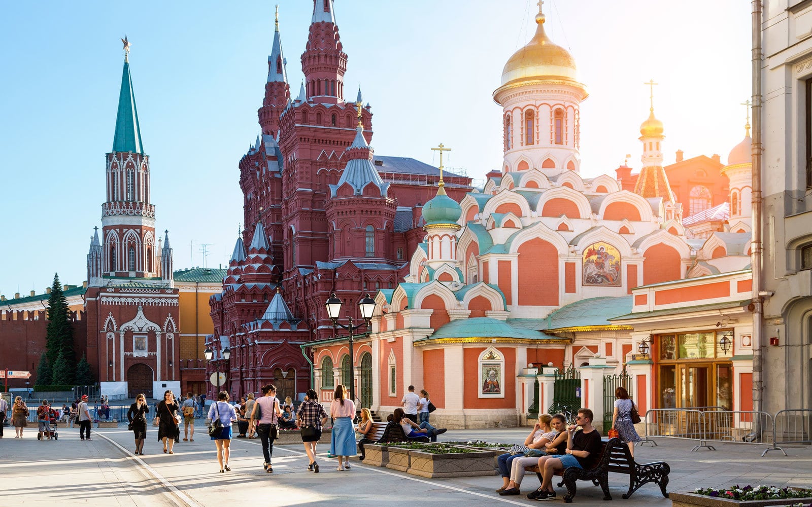 Исторический центр Москвы красная площадь
