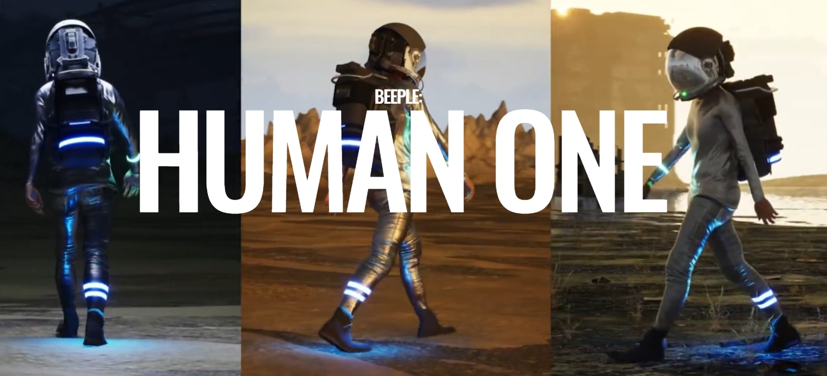 Human one beeple. Human one NFT.